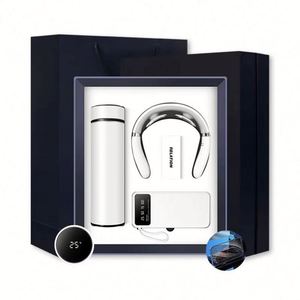 Custom Logo Corporate <b>Gifts</b> Set Vacuum Flask Neck Massager Power Bank Luxury <b>Gift</b> Sets Business for Promotions Employee's - Product Image 2