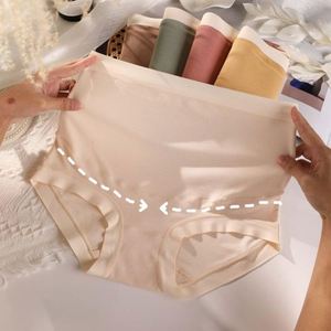 3 Pack Basic Style Organic Cotton High-Waist Soft Comfort Wicking Solid Pink Women Boxer with Lace Trim - Product Image 1