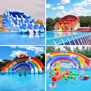 <span class=keywords><strong>Parc</strong></span> aquatique gonflable géant avec thème d'aventure spatiale, aire de jeux aquatique extérieure, <span class=keywords><strong>parc</strong></span> d'attractions, centre de divertissement aquatique - Product Image 2