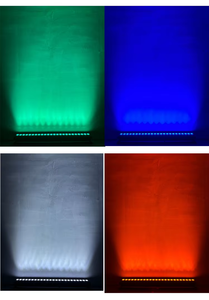 NUEVA batería inalámbrica 24leds 6W RGBWAUV 6in1 LED Bar Wall Washer Light 144W DMX512 Sistema de control Precio barato - Product Image 5