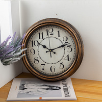 Jam Dinding 12 Inci Bulat Analog Quartz untuk Dekorasi Ruang Tamu