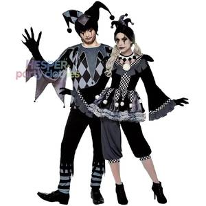Disfraz de Halloween HP M-XL: Payaso Vampiro Europeo y Americano de Película de Terror, Ideal para Juego de Rol - Product Image 1