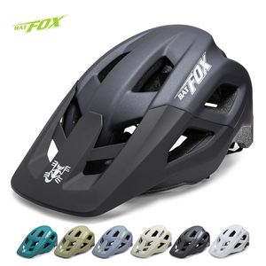 <span class=keywords><strong>BATFOX</strong></span> 2025 Unisex ligero <span class=keywords><strong>MTB</strong></span> <span class=keywords><strong>casco</strong></span> 2017/268 EN1078/CPSC certificado resistente a impactos PC + EPS Material ciclismo todoterreno - Product Image 2