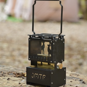 Lanterne à kérosène tactique noire, réchaud coupe-vent à combustible <span class=keywords><strong>liquide</strong></span> pour le bushcraft - Product Image 4