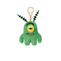 En gros, Nouveau design, Adorable monstre à grandes dents sur le thème de Bob l'éponge ; Monstre fantaisie, original et mignon en peluche en fibre de polyester