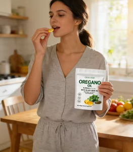 Aceite de Orégano Orgánico de Marca Privada, Antiinflamatorio, Antioxidante, Refuerzo Inmunológico, Equilibrio del Microbioma Intestinal, Cápsulas Blandas para Adultos - Product Image 2
