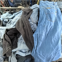 Celana Jeans Kasual Bisnis Bekas Berkualitas Tinggi Grosir Ukuran Besar Pakaian Pria dan Wanita Stok Fashion Bekas