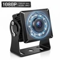 Cámara de Reversa AHD Starlight XY-FS360 720P, 11 LED IR, IP67 Impermeable, Aleación de Aluminio, para Camiones, Autobuses y Automóviles, 12-24V, 2 Años de Garantía