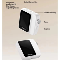 Écran de contrôle sans fil magnétique Ulanzi VM02 avec télécommande pour la mise au point, compatible iPhone, Samsung, Xiaomi, pour Vlog sur Smartphone