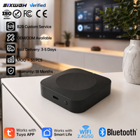 SIXWGH Tuya Mini Gateway, Hub Multimodo Inalámbrico de Doble Banda BLE con Respuesta Rápida, con WiFi de 2.4G y 5G