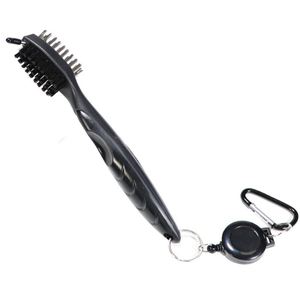 Cepillo de limpieza de doble cara para palos de golf ABS, cepillo de cerdas portátil, accesorio de limpieza para golf - Product Image 6