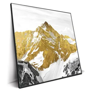 Picco di neve montagna stampa su tela arte paesaggio pittura Wall Art Poster decorazione della casa servizio di stampa digitale