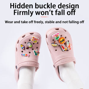 Nova Chegada Designer PVC Sapato Encantos Personalizado Tamanão Decorações em Massa Atacado Decorações De Sapato - Product Image 5