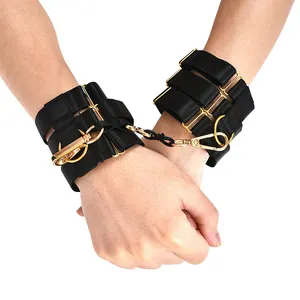  BDSM Restrain Bondage Set Padded Wrist Thigh Cuffs, Sex Toy for  Women Adjustable Handcuffs Leg Straps Sexy Slave Beginner Kit for Couples  SM Games : Health & Household