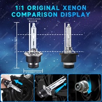 Nouveaux phares au xénon HID 65W 4300K/5500K/6000K/8000K D1S 12V 13000LM Ampoules en verre et métal à haut lumen Garantie 1 an