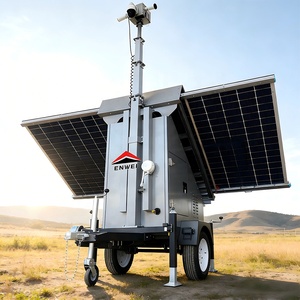 Nouvelle Conception 2026 : Remorque Mobile Solaire pour Caméra, Remorque de Surveillance CCTV Solaire Portable pour la Surveillance d'Usine - Product Image 5