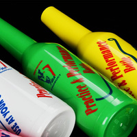 Bouteille d'entraînement de barman en plastique ABS jetable, écologique, couleurs assorties, pour camping, restaurants, bars, pubs