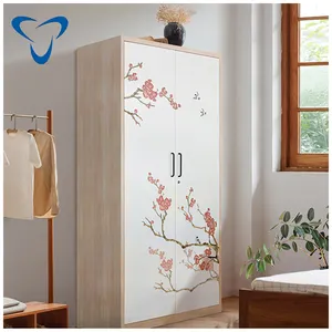 Cold Rolled Steel Home Wardrobe Living Room Bedroom Storage Cabinet Metal Household Organizer Closet Wall Clothes Cupboard Set