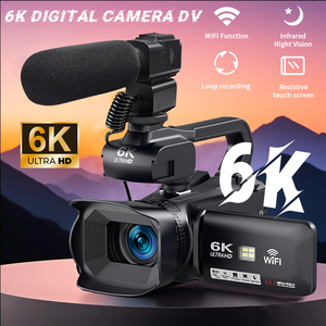 Caméra vidéo numérique 6K 3.0 écran IPS Vision nocturne Zoom numérique 18X pour <span class=keywords><strong>YouTube</strong></span> Live Streaming Vlogging - Product Image 3
