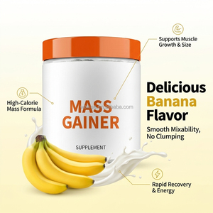 Poudre de protéines de lactosérum à saveur banane, marque privée, OEM, complément nutritionnel pour la <span class=keywords><strong>musculation</strong></span>, pour la croissance musculaire et la prise de poids - Product Image 2