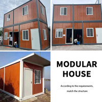 Maison Conteneur Amovible de 20 Pieds - Maison Modulaire Préfabriquée Pliable avec Cadres en Acier