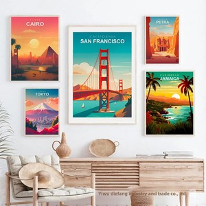 <span class=keywords><strong>Peinture</strong></span> Diamant <span class=keywords><strong>Paysage</strong></span> <span class=keywords><strong>Urbain</strong></span> 30x40cm Diamants 2.5mm DIY Fait Main Acrylique Moderne Minimaliste Bâtiment Symbole de l'histoire du pays Salon - Product Image 3