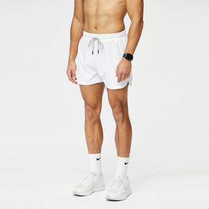 Men's Professional Marathon Running <b>Pants</b> Quick-Drying Sports Track Field Shorts <b>Lined</b> Anti-Exposure Fitness Sports Solid - Product Image 4