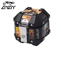 Boîte de rangement portable en alliage d'aluminium de 5 L pour moto, compatible avec les véhicules électriques