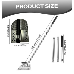 Cát Bọ chét cào cát Scoop xẻng cho phát hiện kim loại Detector với có thể tháo rời đầu cho bãi biển nhanh chóng lọc xẻng - Product Image 3