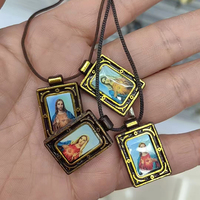 Collier scapulaire de café religieux scapulaire catholique pour cadeaux