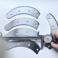 Lame de découpe de qualité alimentaire 420J2 pour machine à découper les légumes et la viande automatique, couteau de découpe haute précision, fourni par l'usine