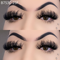 Vente en gros de faux cils de marque cils Curl Strip cils en vrac vison vendeur de cils pleine bande cils vison