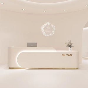 Hiện đại sang trọng Thiết kế gỗ quầy lễ tân cho khách sạn Nha khoa Beauty Salon tổ chức cho quần áo cửa Hàng Đào tạo thanh thanh lịch - Product Image 5