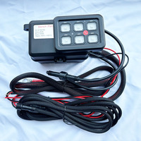 Panneau de commutation de bateau marin 6 Gang Touch RGB Système de relais étanche pour Jetski RV