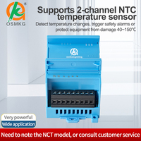 Controlador de programación Oshangming Plc, 4 entradas, 4 salidas de relé, Control industrial PLC con RS232 Modbus Rtu para máquina de embalaje LED