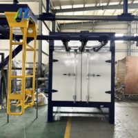 Four de cuisson industriel personnalisé pour la peinture en poudre, avec dimensions et tailles flexibles pour la finition multi-usages des métaux