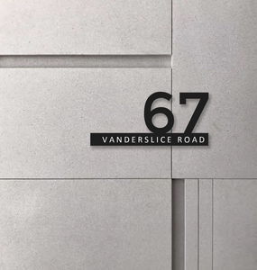 ป้ายเลขที่บ้านโลหะ 3 มิติ แบบลอยได้ กันน้ำ สำหรับบ้าน สวน ตู้จดหมาย ป้ายที่อยู่ ขายส่ง - Product Image 4