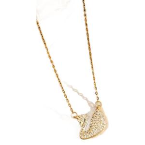 New Stainless Steel <strong>Jewelry</strong> Elegant Temperament White <strong>Swan</strong> Fine <strong>Jewelry</strong> Sets Zircon Necklaces for Women Necklace - Product Image 4