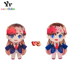 custom mini 10cm 20cm plush dolls kawaii soft small cotton kpop idol doll toys manufacturer