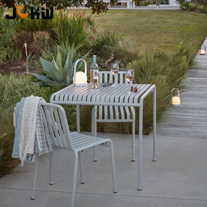 Nhà Máy Bán Hàng Trực Tiếp Olive Màu Xanh Lá Cây Cafe Bàn Và Ghế Đặt Sắt Patio Ghế Ăn Đồ Nội Thất Sân Vườn Ăn Bộ - Product Image 4