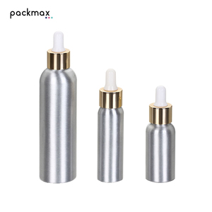 30ml 50ml 100ml Custom Aluminum <b>Bottle</b> for Cosmetic Serum Essential Oil Perfume - Metal <b>Dropper</b> <b>Bottle</b> for Skin Care - Product Image 2