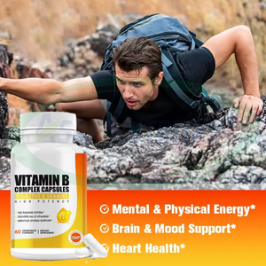 Marque privée Compléments Alimentaires Santé Vitamine B1 B6 B12 Capsule Composé Vitamine B Complexe Capsules - Product Image 5