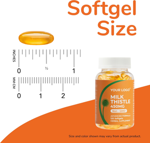 Nhãn hiệu riêng cho con bú EU berberine silymarine bồ công anh bổ sung chiết xuất sữa cây kế Softgels cho sức khỏe chất chống oxy hóa - Product Image 3