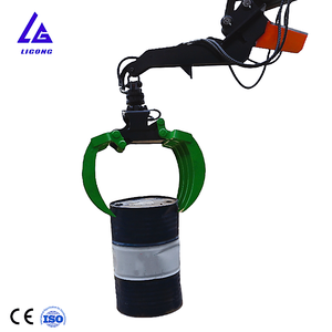 Grappin rotatif à 360 degrés avec large ouverture, grappin hydraulique léger pour bûches, matériaux Q355B NM500, pour excavatrices de 3 à 4,5 tonnes - Product Image 3