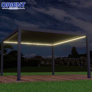 3x3 3x4 <span class=keywords><strong>4x3</strong></span> 4x4 4x5 4x6 6x3 6x4 6x4 6x5 6x6m <span class=keywords><strong>Jardin</strong></span> moderne Extérieur Pergola à persiennes en aluminium Pavillon Gazebo Pergole pergola Pergola - Product Image 6