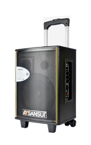 Enceinte trolley amplifiée Bluetooth active Soontran SA1-10 de 10 pouces pour utilisation en extérieur, fabriquée en plastique durable - Product Image 5