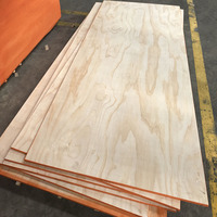 Modern Design Commercial Plywood Timber 1220mm X 2440mm Waterproof Pine 4*8 U V W Groove for Hotels
