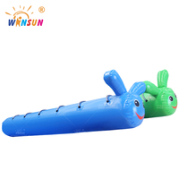 Modèle de jeu sportif gonflable personnalisé pour le team building, Tube Caterpillar gonflable pour événements extérieurs, location et vente