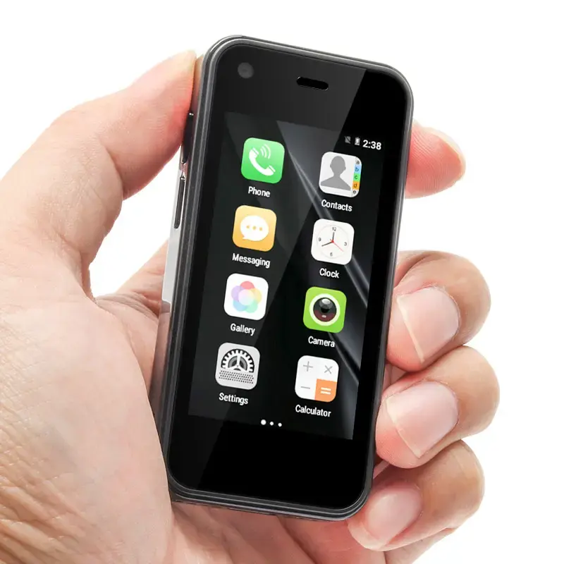 원래 전화 SOYES XS13 2.45 인치 터치 스크린 3G 안드로이드 스마트 폰 1 + 8GB 5MP 손전등 카메라 GPS 휴대 전화