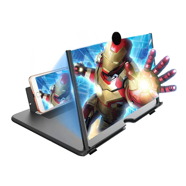 Nice Look 8 10 12 14 Inch Mobile Phone Screen Magnifier Screen Amplifier Folding Video Magnifier Portable Magnifying Glass